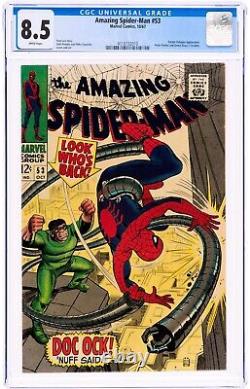 The Amazing Spider-Man #53 (Oct 1967, Marvel Comics) CGC 8.5 VF+ Dr. Octopus