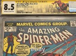 The Amazing Spiderman #122 CGC SS 8.5 with Custom Label, Romita & Stan Lee