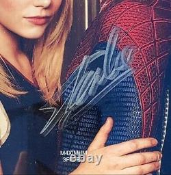 The Amazing Spiderman the movie #1 Andrew Garfield & Emma Stone Signed Stan Lee
