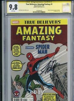True Believers Amazing Fantasy 1 CGC 9.8 SS Signed by Stan Lee Marvel 2017