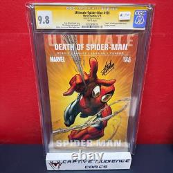 Ultimate Spider-Man #160 Signed by Stan Lee Death of Spider-Man CGC 9.8