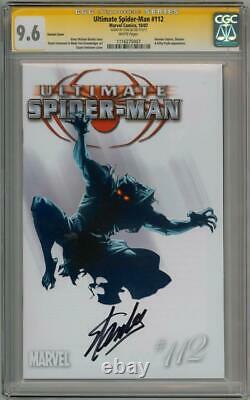 Ultimate Spider-man #112 Retail Variant Cgc 9.6 Signature Series Stan Lee Movie