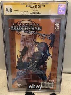 Ultimate Spider-man 115 CGC SS Signed By STAN LEE 9.8 Rare Variant Cover