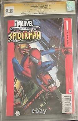 Ultimate Spider-man 1 Cgc 9.8 Ss Signed By Stan Lee & Mark Bagley 1st Title Mint