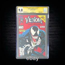 Venom #1 Cgc 9.8 Signed By Stan Lee Amazing Spider-man 300 Carnage 356 Bagley