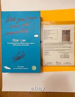(WITH GREAT POWER) STAN LEE signed INSCRIBED Das Spider-Man not cgc JOA LOA a