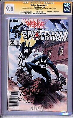 Web Of Spider-man #1 Cgc 9.8 Newstand Ss Stan Lee, Vess, Laroque, Simonson