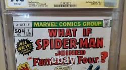 What If #1 Cgc 9.6 Ss Stan Lee Amazing Spider-man Fantastic Four John Romita