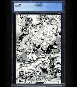 X-Men #25 CGC 9.4 MANUFACTURING ERROR Distorted Hologram B&W Sketch Variant MCU