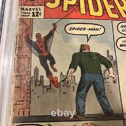 1963 Marvel Comics Amazing Spider-Man 4 CGC 0,5 1ère apparition de Sandman Silver Age, OW<br/>
<br/> 
(Note: 'OW' is not translated as it likely refers to the comic's page quality, which is a common grading term in the comic book industry)