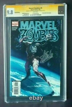 2006 Marvel Comics Marvel Zombies #5 Cgc Ss Stan Lee & Arthur Suydam 9.8 Comic