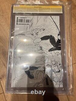 2009 Ultimate Spiderman #1 CGC 9.6 SS Signé Stan Lee Pittsburgh Comicon Variant