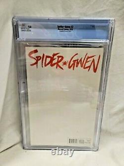 2015? Spider-gwen #2 Cgc 9.6? Stan Lee Comicon Exclusive Campbell Fantastic Man