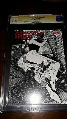 2x Signé Cgc Ss 9.6 Amazing Spider-man 640 Stan Lee & Quesada Sketch Variante