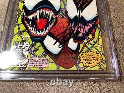 Amazing Spider Man 363 Cgc Ss 9.6 Stan Lee Auto 3rd Carnage Vs Venom 1992