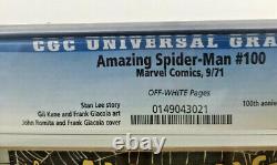Amazing Spider-man #100 Cgc 4.0 Numéro Anniversaire Spiderman 1971 Stan Lee Romita