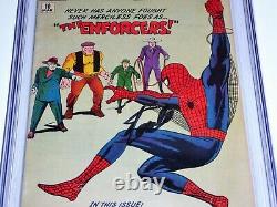 Amazing Spider-man #10 Cgc Ss Signature Autograph Stan Lee 1er Big Man Enforcer