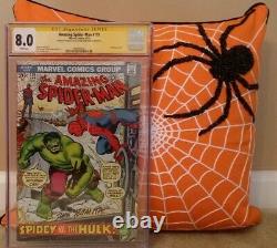 Amazing Spider-man #119 Cgc 8.0 2x Ss Stan Lee Romita Hulk 120 Conway