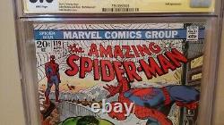 Amazing Spider-man #119 Cgc 8.0 2x Ss Stan Lee Romita Hulk 120 Conway