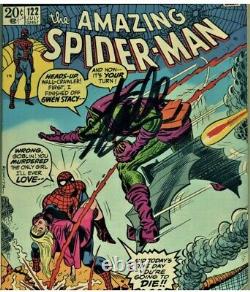 Amazing Spider-man # 122 Cgc 8.0 Signé Par Stan Lee! Death Of The Green Goblin