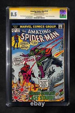 Amazing Spider-man #122 Cgc 8.5 Signé Par Stan Lee & John Romita