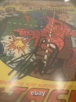 Amazing Spider-man 129 Cgc 4.0 Ss Signé Stan Lee Conway 1er Punisher Mcu Rumeurs
