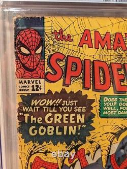 Amazing Spider-man #14 Cgc 4.0 Première Apparition Goblin Vert
