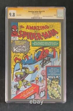 Amazing Spider-man #14 Cgc 9,8 Ss Signé Par Stan Lee 1st Green Goblin Euro 1 300