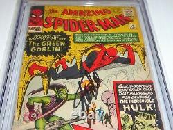 Amazing Spider-man #14 Cgc Ss Signature Autographe Stan Lee 1st Green Goblin Hulk