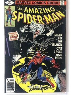 Amazing Spider-man #194 1st Black Cat Cgc 8.0 Signé 5x Avec Remarque Stan Lee +4