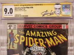 Amazing Spider-man 194 Cgc 9.0 Signé Stan Lee