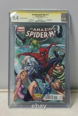 Amazing Spider-man 1.1 Cgc 9.4 Ss Signé Par Stan Lee Et J Scott Campbell
