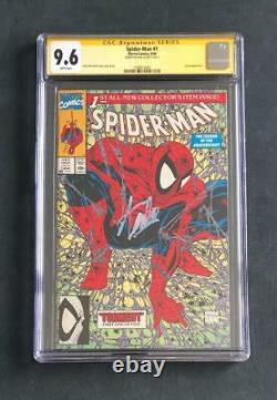 Amazing Spider-man #1 Cgc 9.6 Ss Signé Stan Lee Green Variante Mcfarlane 300