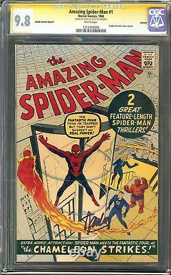 Amazing Spider-man #1 Cgc 9.8 Signed Stan Lee Origine Retold Grr Tom Holland Mcu