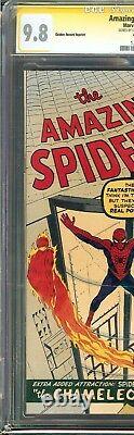 Amazing Spider-man #1 Cgc 9.8 Signed Stan Lee Origine Retold Grr Tom Holland Mcu