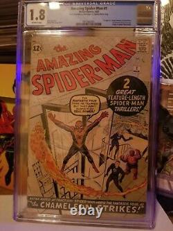 Amazing Spider-man 1 Cgc Grail 1963 Question Clé Merveille Stan Lee Rare