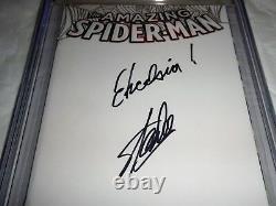 Amazing Spider-man #1 Cgc Ss Signature Autograph Stan Lee Signé Excelsior 9.8