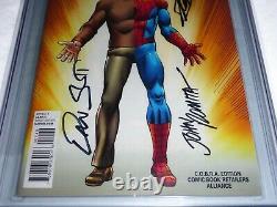 Amazing Spider-man #1 Cgc Ss Signature Autographe Stan Lee C. O. B. R. A. Variante Cvr