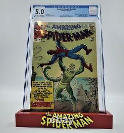Amazing Spider-man #20 1965 Cgc 5.0 Première Application Scorpion Stan Lee Steve Ditko Key