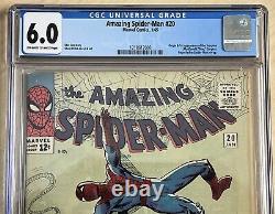 Amazing Spider-man 20 Cgc 6.0 Owithw 1st Apparence Of The Scorpion! 1218617003