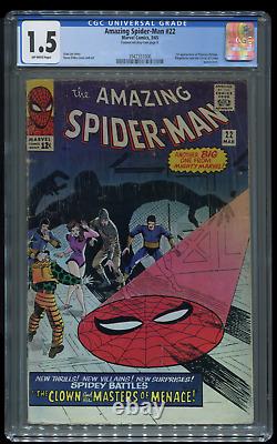 Amazing Spider-man 22 Cgc Grade 1.5 1965 Princess Python First Off-white