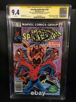 Amazing Spider-man #238 Cgc 9.4 Stan Lee, Romita, Romita Jr Sketch & 3x Signé