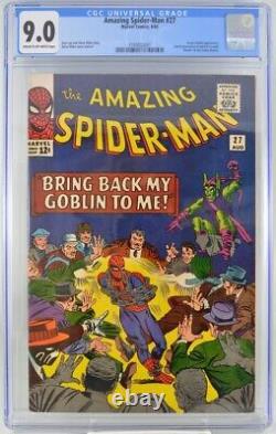 Amazing Spider-man #27 Cgc 9.0 1965 Green Goblin Apparence Stan Lee