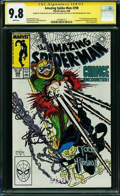 Amazing Spider-man #298 Cgc 9,8 Ss Stan Lee Mcfarlane Michelinie 1ère Eddie Brock