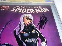 Amazing Spider-man #2 Cgc Ss Signature Autographe Stan Lee Midtown Variante 9.8