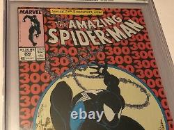 Amazing Spider-man # 300 Cgc 6.0 Ss Signé Par Stan Lee Et Todd Mcfarlane 1er Venom