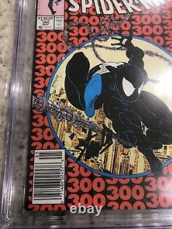Amazing Spider-man # 300 Cgc 9.4 Kiosque Stan Lee Signé 1er Venomasm # 300