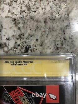 Amazing Spider-man # 300 Cgc 9.4 Kiosque Stan Lee Signé 1er Venomasm # 300