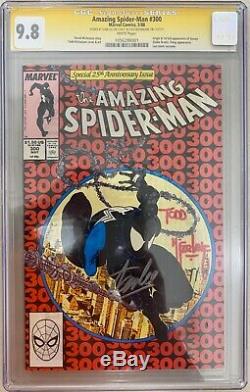 Amazing Spider-man # 300 Cgc 9.8 Ss Signe Stan Lee Todd Mcfarlane 1er Venom