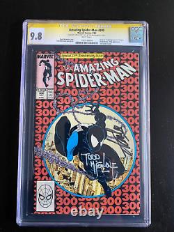 Amazing Spider-man #300 Signé Par Stan Lee & Todd Mcfarlane 1er Venom Cgc 9,8 Nm